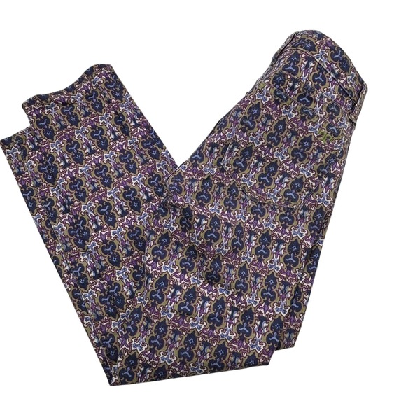 Tory Burch Womens Size 28 Cropped Skinny Paisley Floral Jeans - Picture 5 of 16